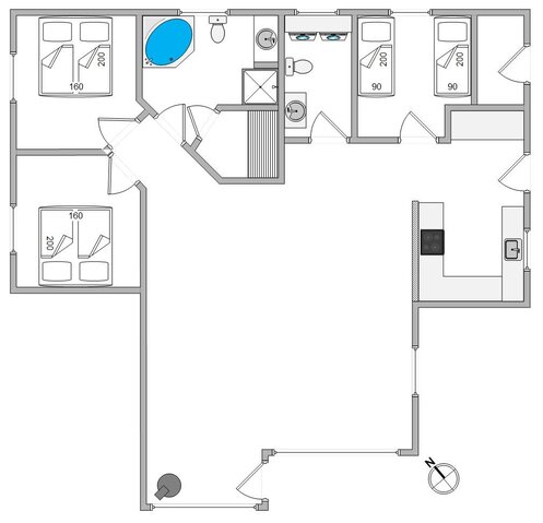 Ferienhaus D3765 in Kr Madsens Vej 45, Haurvig - Bild #13