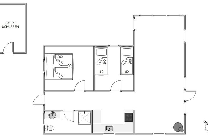 Sommerhus D3766 på Riskrogvej 25, Haurvig - Billede #5