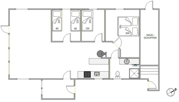 Sommerhus D3772 på Vesterledvej 72, Haurvig - Billede #13