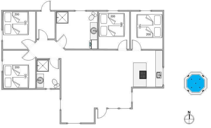 Ferienhaus D3849 in Laust Diges Vej 47, Haurvig - Bild #13