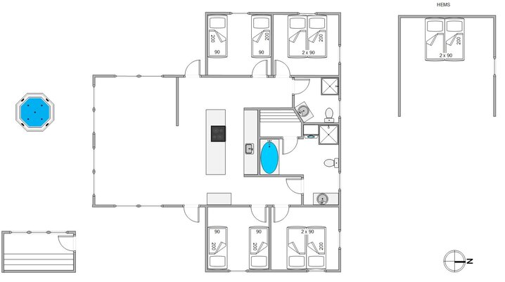 Ferienhaus D3859 in Kr Madsens Vej 13, Haurvig - Bild #13