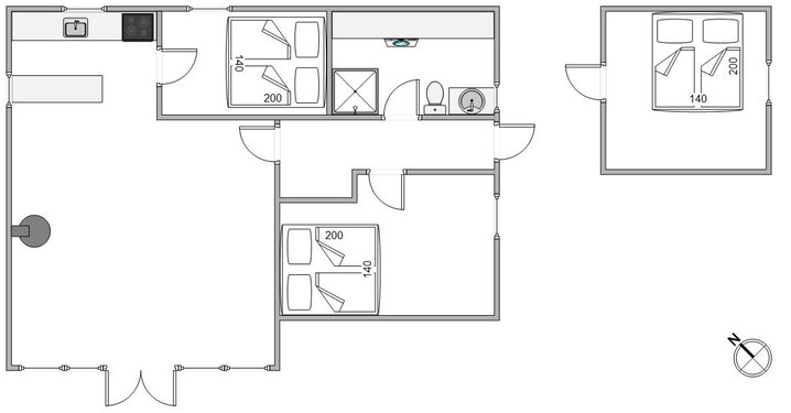 Ferienhaus D3898 in Baunebjergvej 68, Haurvig - Bild #13