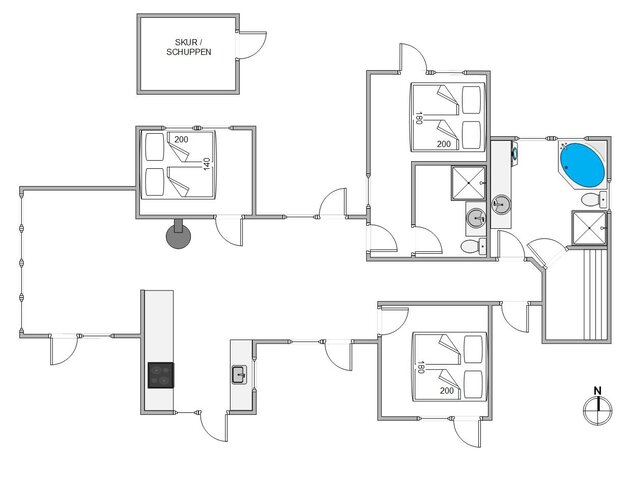 Ferienhaus D3907 in Baunebjergvej 84, Haurvig - Bild #5