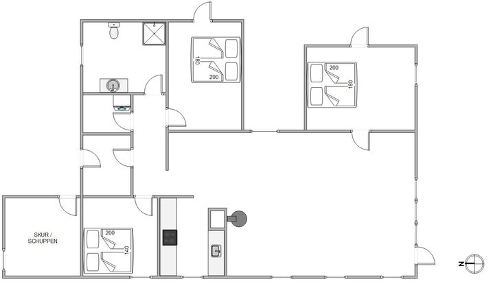 Ferienhaus D3930 in Vesterledvej 56, Haurvig - Bild #13