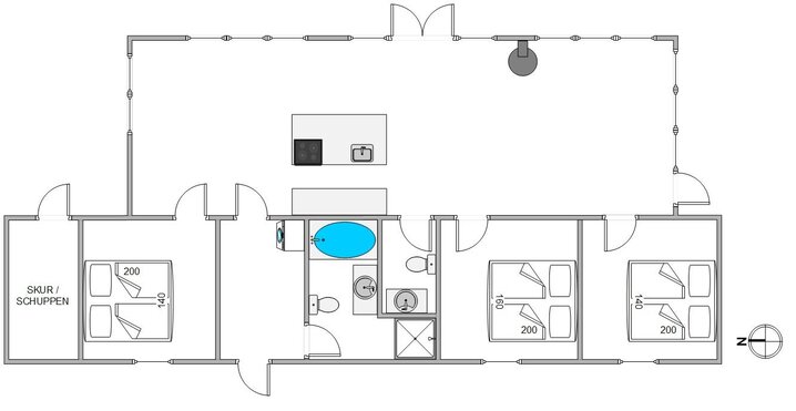 Ferienhaus D3941 in Laust Diges Vej 33 B, Haurvig - Bild #13