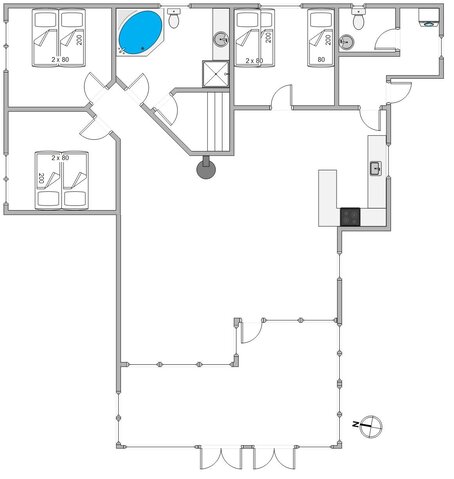 Ferienhaus D3985 in Kr Madsens Vej 7, Haurvig - Bild #5