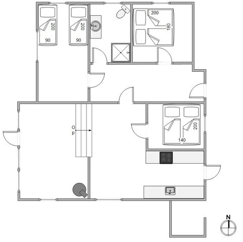 Ferienhaus DD1060 in Baunebjergvej 55, Haurvig - Bild #13