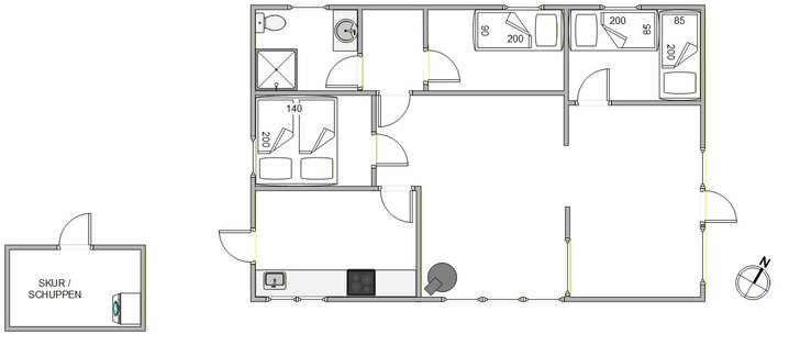 Ferienhaus DD1149 in Baunebjergvej 60, Haurvig - Bild #13