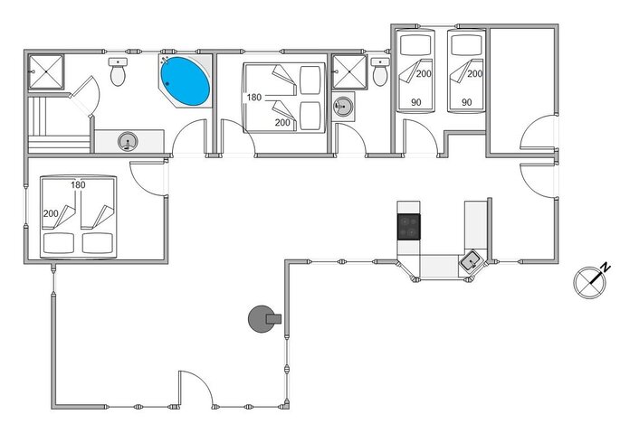 Ferienhaus E4021 in Tingodden 217, Årgab - Bild #13