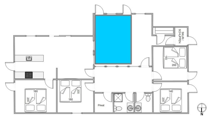 Ferienhaus E4024 in Tingodden 57A, Årgab - Bild #13