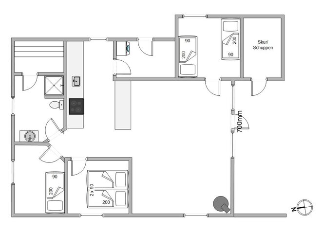 Ferienhaus E4106 in Tingodden 23, Årgab - Bild #13