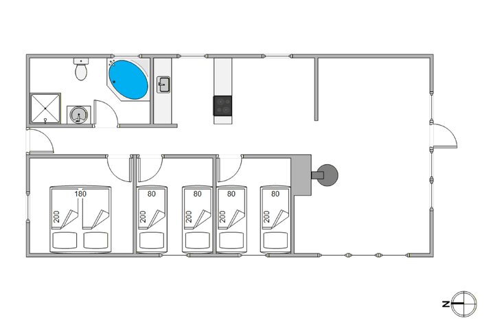 Ferienhaus E4128 in Tingodden 36, Årgab - Bild #13