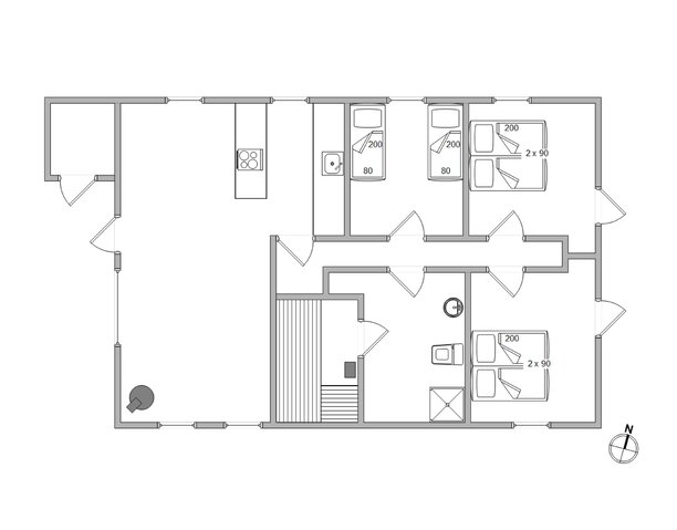 Ferienhaus E4134 in Tingodden 258, Årgab - Bild #13