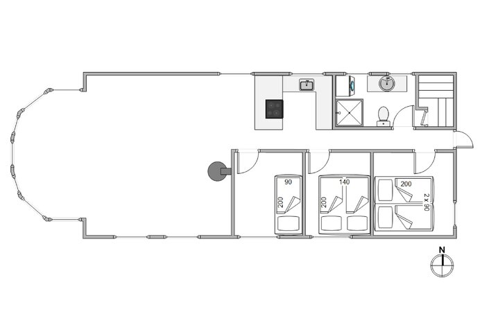 Ferienhaus E4161 in Tingodden 250, Årgab - Bild #5
