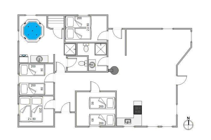 Ferienhaus E4183 in Karen Brands Vej 160, Årgab - Bild #13