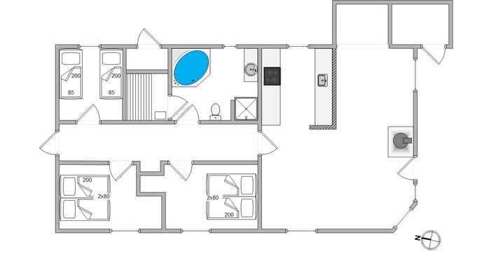 Ferienhaus E4189 in Tingodden 290, Årgab - Bild #13