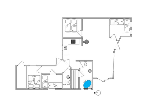 Ferienhaus E4245 in Mettes Bjerg 20, Årgab - Bild #13