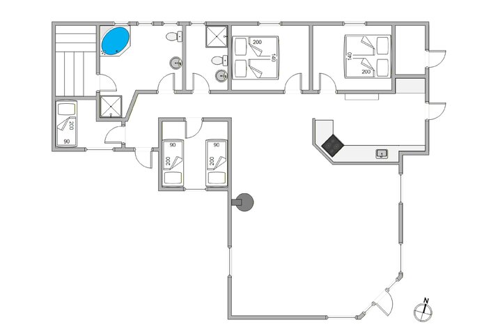 Ferienhaus E4251 in Tingodden 321, Årgab - Bild #13