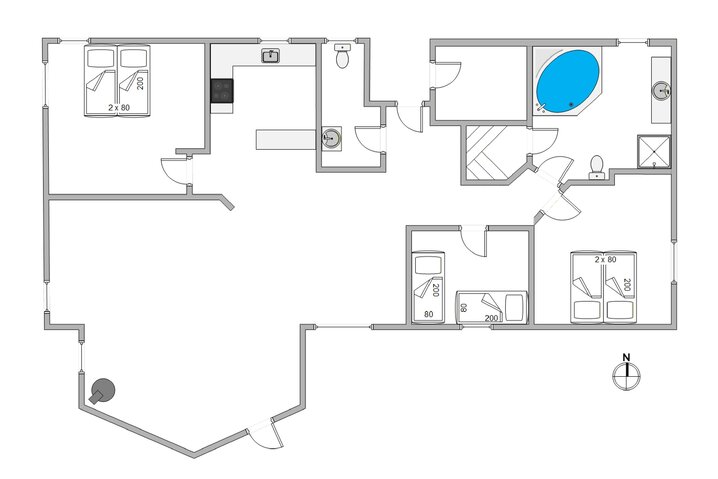 Ferienhaus E4271 in Mettes Bjerg 26, Årgab - Bild #13