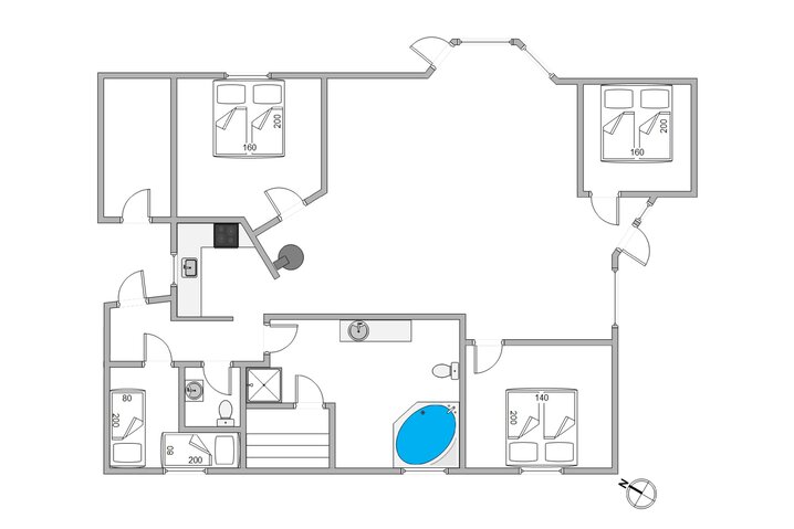 Ferienhaus E4291 in Tingodden 198, Årgab - Bild #13