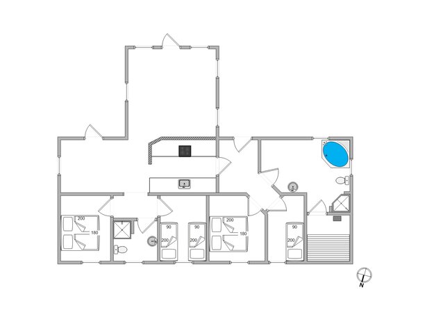 Ferienhaus E4295 in Strandkrogvejen 36, Årgab - Bild #13