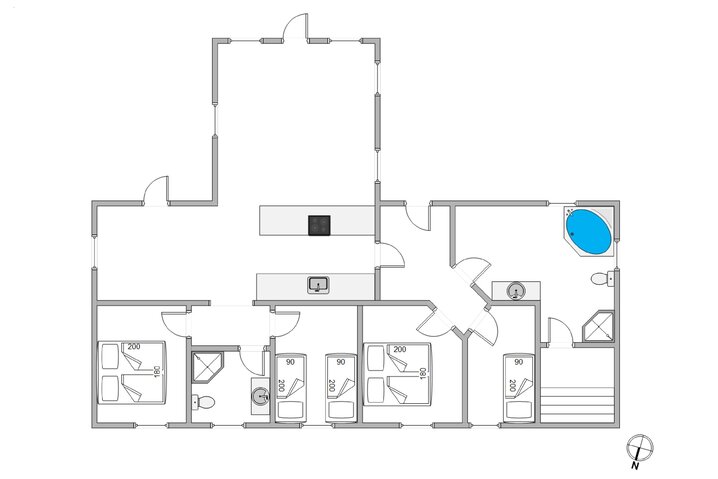 Ferienhaus E4295 in Strandkrogvejen 36, Årgab - Bild #13