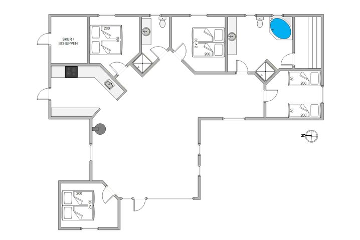 Ferienhaus E4298 in Præstestien 1, Årgab - Bild #5