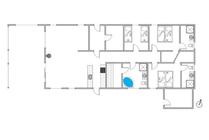 Ferienhaus E4337 in Karen Brands Vej 127, Årgab - Bild #13