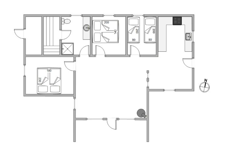 Ferienhaus E4349 in Karen Brands Vej 137, Årgab - Bild #13