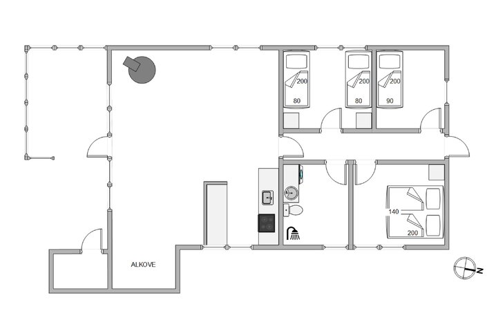 Ferienhaus E4371 in Tingodden 11, Årgab - Bild #13