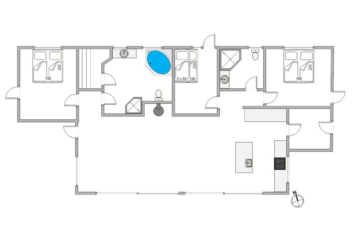 Holiday home E4386 at Tingodden 244, Årgab - Picture #13