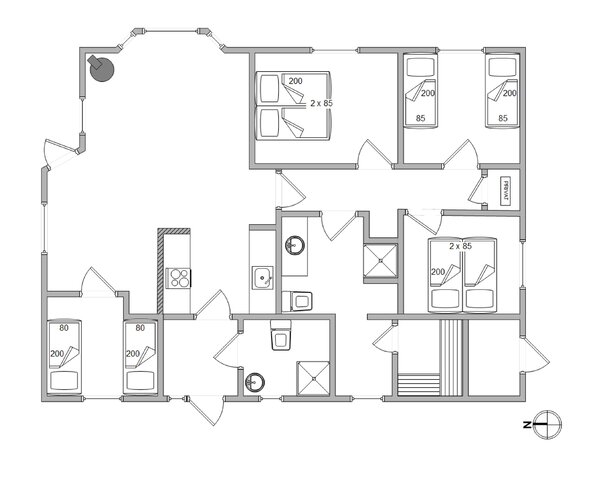 Ferienhaus E4390 in Tingodden 278, Årgab - Bild #13