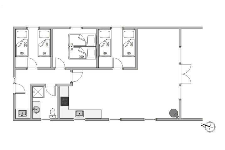 Ferienhaus E4400 in Karen Brands Vej 103, Årgab - Bild #13