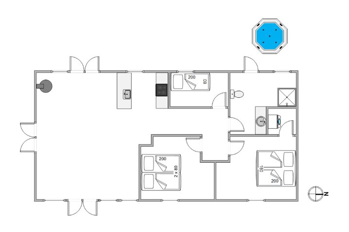 Ferienhaus E4454 in Karen Brands Vej 187, Årgab - Bild #13