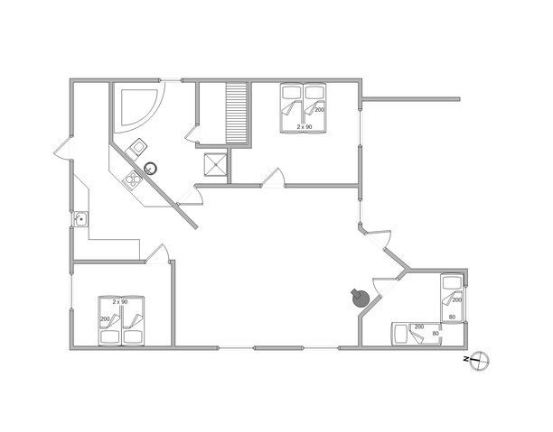 Ferienhaus E4468 in Mettes Bjerg 2 C, Årgab - Bild #13