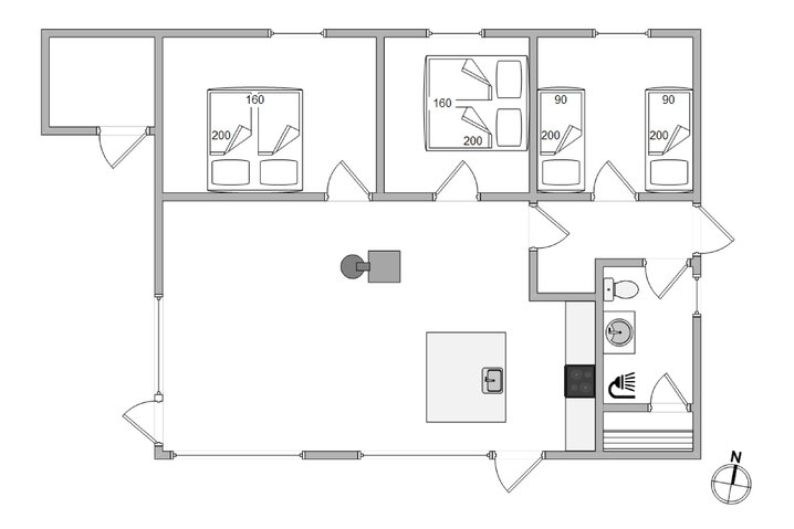 Ferienhaus E4489 in Strandkrogvejen 40, Årgab - Bild #13