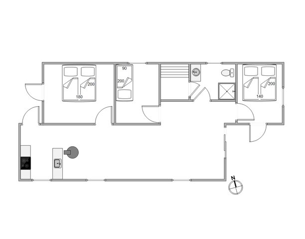Ferienhaus E4493 in Tingodden 459, Årgab - Bild #13