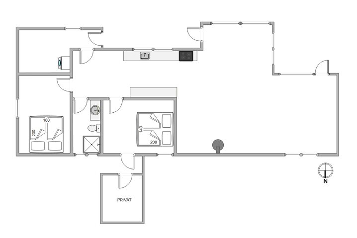 Ferienhaus E4511 in Granvej 9, Årgab - Bild #13