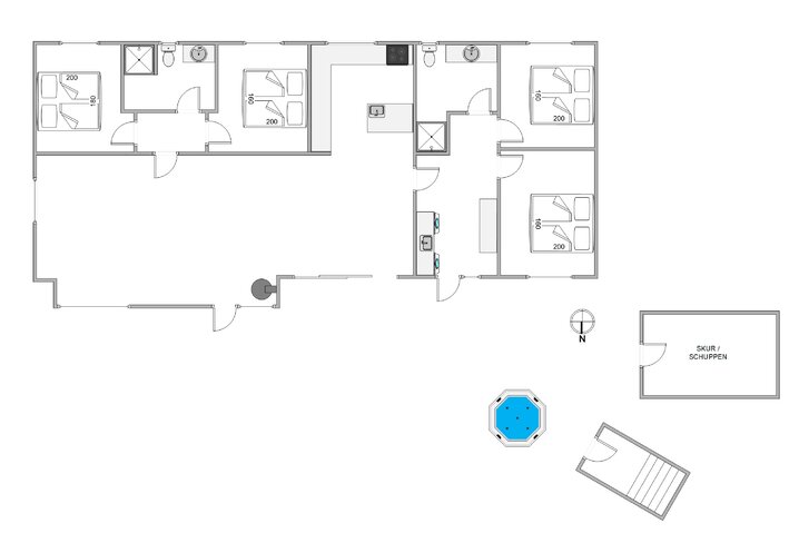 Ferienhaus E4514 in Gyvelvej 10, Årgab - Bild #5