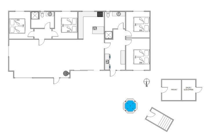 Ferienhaus E4514 in Gyvelvej 10, Årgab - Bild #5