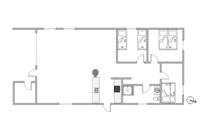 Ferienhaus E4517 in Granvej 19, Årgab - Bild #13