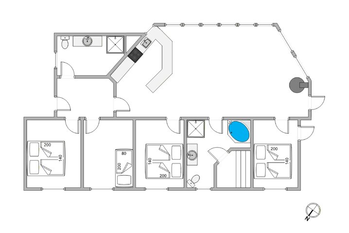 Ferienhaus E4530 in Mettes Bjerg 43, Årgab - Bild #13