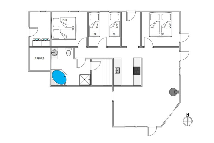 Ferienhaus E4553 in Tingodden 287, Årgab - Bild #13