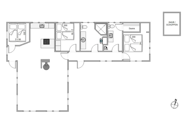 Ferienhaus E4579 in Strandkrogvejen 32, Årgab - Bild #13