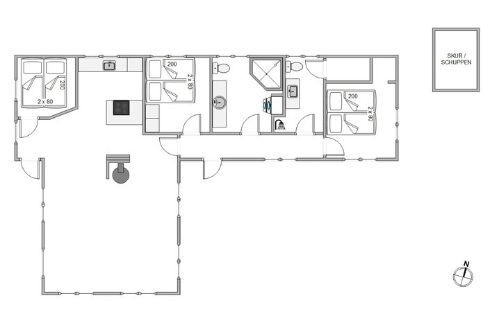 Ferienhaus E4579 in Strandkrogvejen 32, Årgab - Bild #13