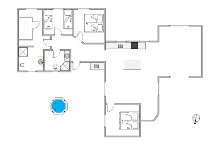Ferienhaus E4606 in Mettes Bjerg 1 D, Årgab - Bild #13