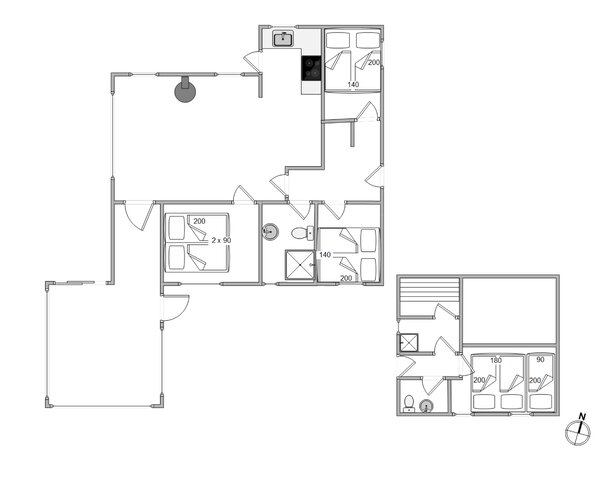 Ferienhaus E4683 in Mettes Bjerg 14, Årgab - Bild #13