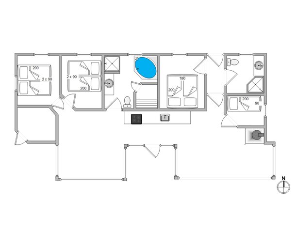 Ferienhaus E4686 in Strandkrogvejen 48, Årgab - Bild #13