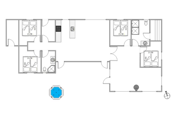 Ferienhaus E4703 in Tingodden 313 C, Årgab - Bild #5