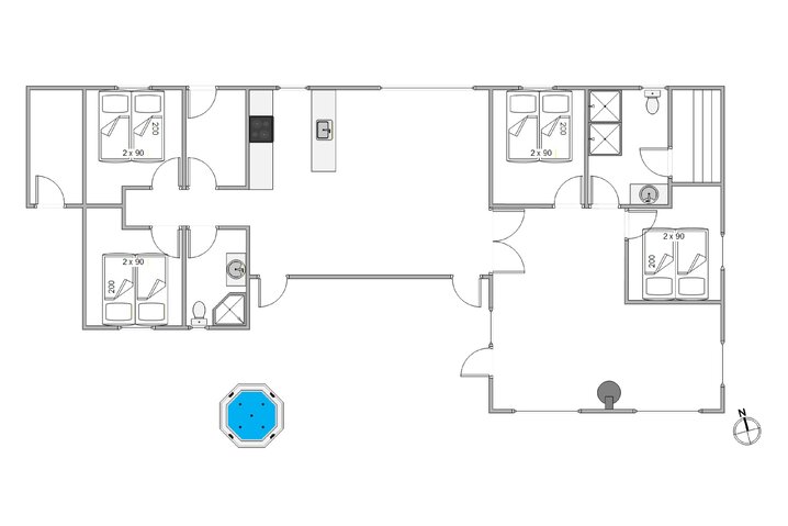 Ferienhaus E4703 in Tingodden 313 C, Årgab - Bild #5